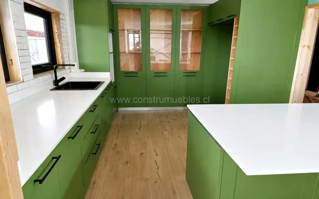 Cocina entregada en Ancud, Chiloé · Construmuebles