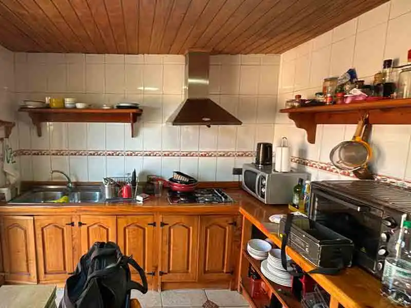 Antes · cocina original sin intervenir