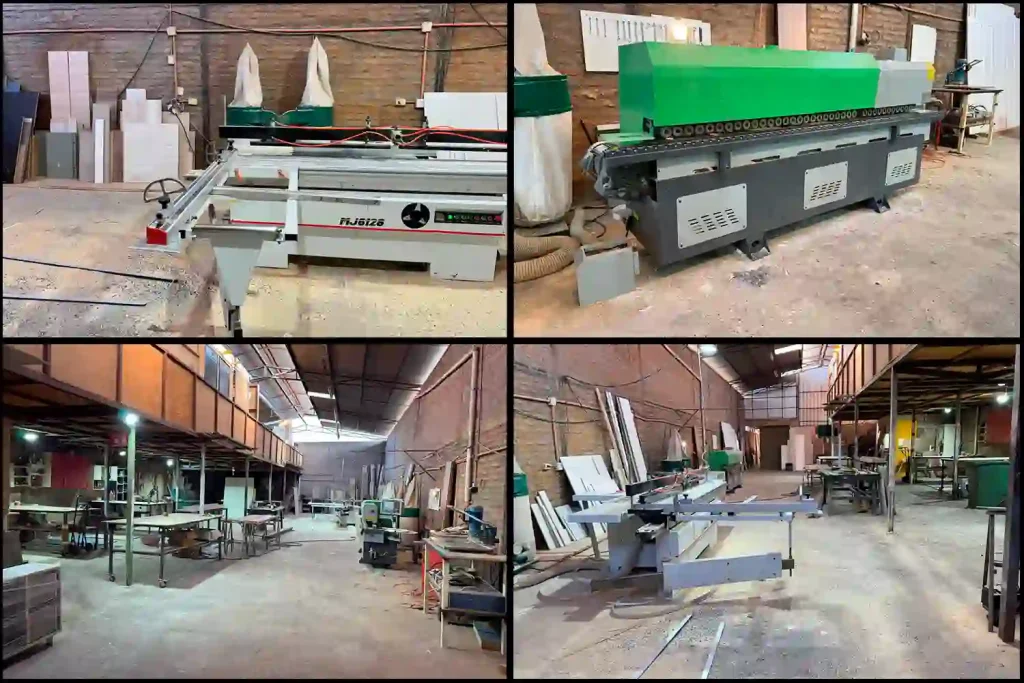 Plano técnico sobre mesa de taller — proyecto B2B