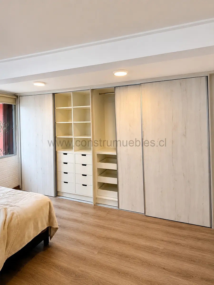 Proyecto closet 01 a medida · Construmuebles