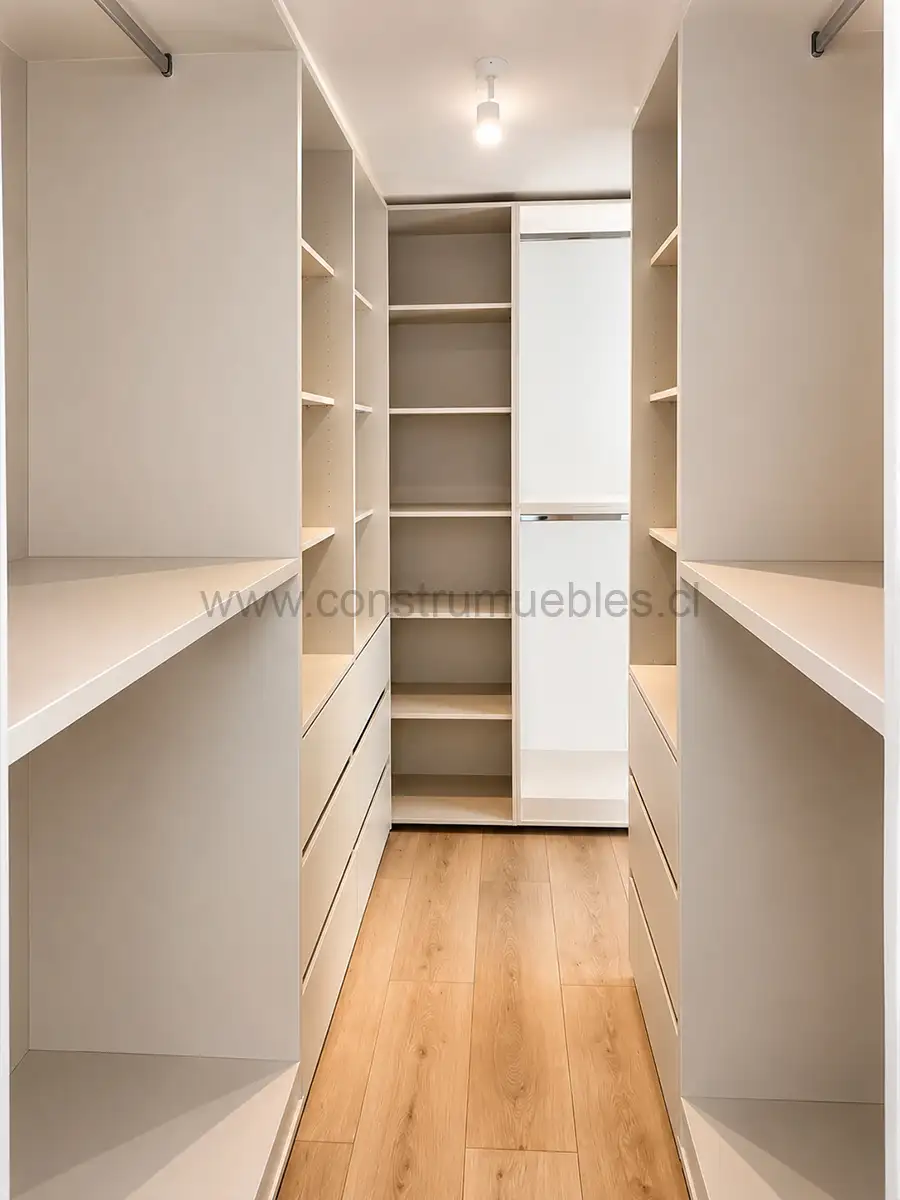 Proyecto closet 04 a medida · Construmuebles
