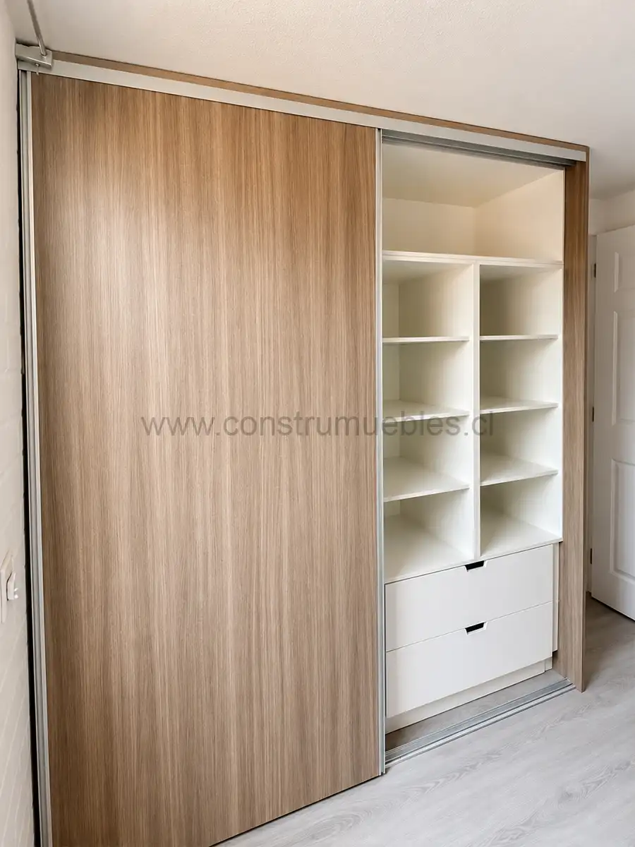 Proyecto closet 06 a medida · Construmuebles