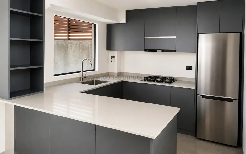 Proyecto cocina 15 a medida · Construmuebles